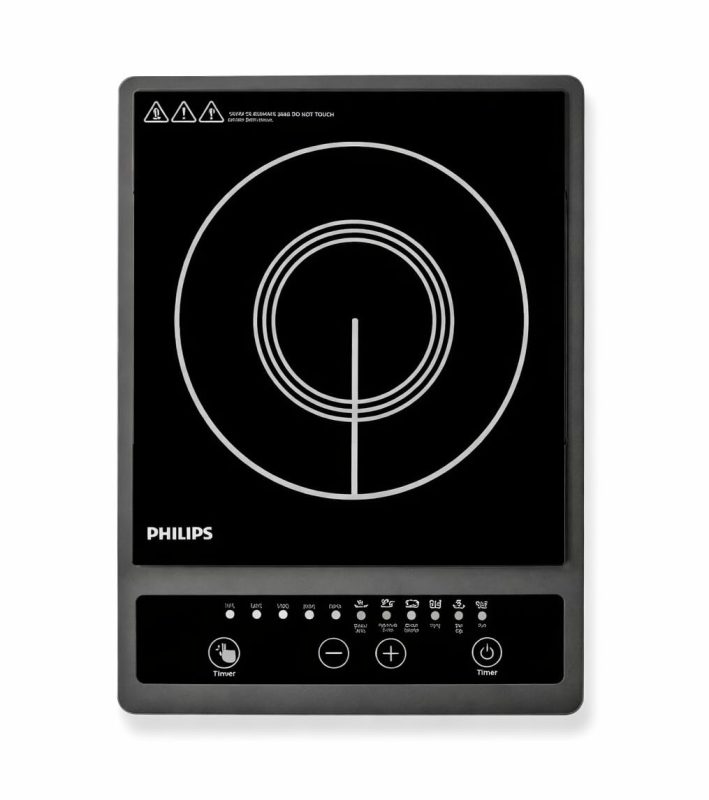 Philips HD494400 1500W Induction Cooktop Blue & Black