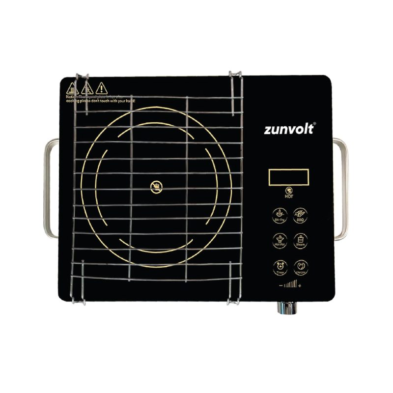 ZunVolt Infrared Cooktop Touch Panel 2200 Watt With Grill