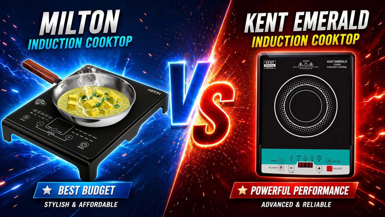 KENT Emerald 1500W vs Milton Elio Elite 1600W Induction