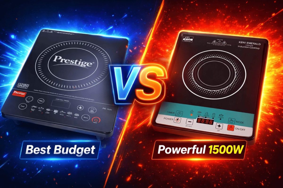 KENT Emerald 1500W vs Prestige PIC 15.0 Plus 1900W