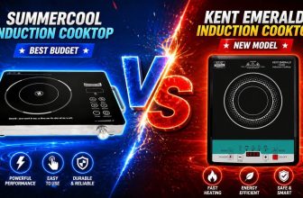 KENT Emerald Induction Cooktop 1500W vs SUMMERCOOL Infrared