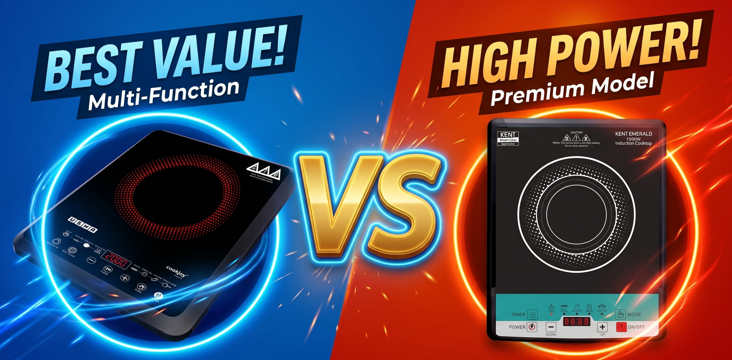 Induction vs infrared cooktop