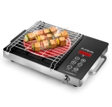Longway Infralite Pro 2200W Infrared Cooktop – Powerful Touch Control Cooktop with Grill